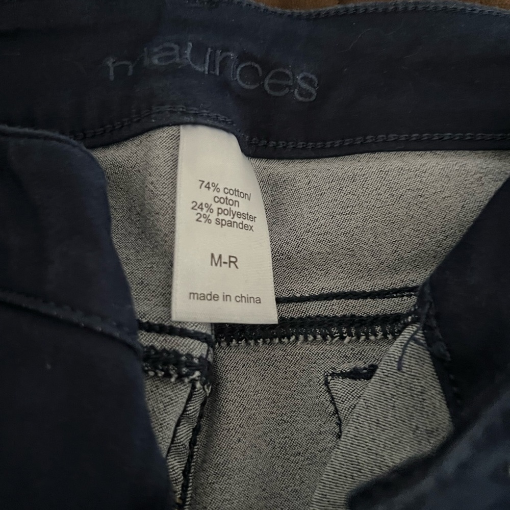 Navy blue jeggings from Maurice’s